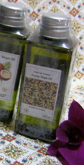 น้ำมันงา  sesame oil | Home spa Thai - เมืองสิงห์บุรี สิงห์บุรี