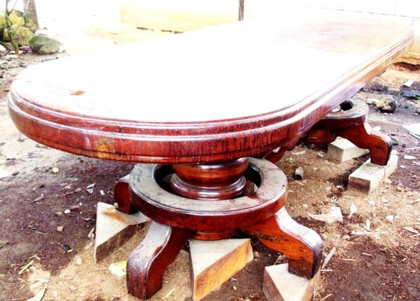 โต๊ะวงรี 1 | furniturewood - ศรีสาคร นราธิวาส
