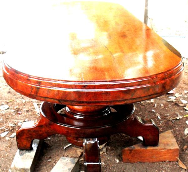 โต๊ะวงรี 4  | furniturewood - ศรีสาคร นราธิวาส