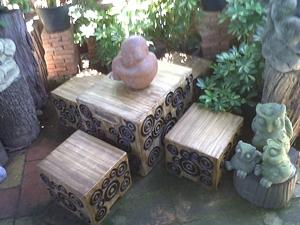 ชุดโต๊ะสนาม | Pornchai Horticulture(สวนพรชัย) - บางใหญ่ นนทบุรี