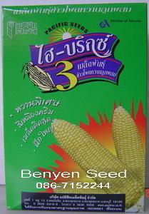 เมล็ดพันธุ์ข้าวโพดหวานลูกผสม ไฮ-บริกซ์ 3 | บานเย็น เมล็ดพันธุ์ - เมืองชลบุรี ชลบุรี