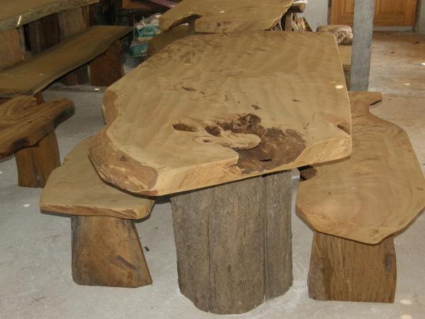 โต๊ะไม้ขนาดยาว 2 ม.(028) 