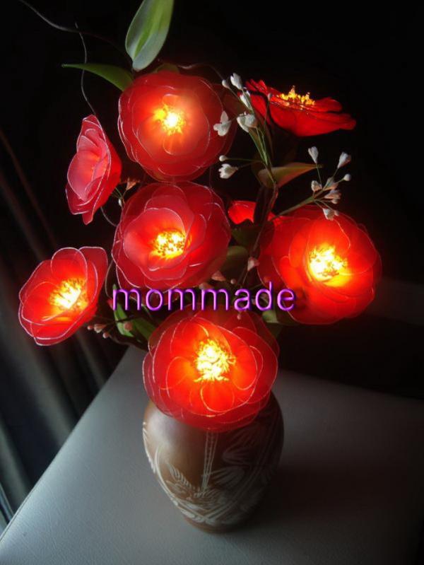 ดอกคามิลเลียแดง | ร้านไฟดอกไม้ mommade  -  กรุงเทพมหานคร