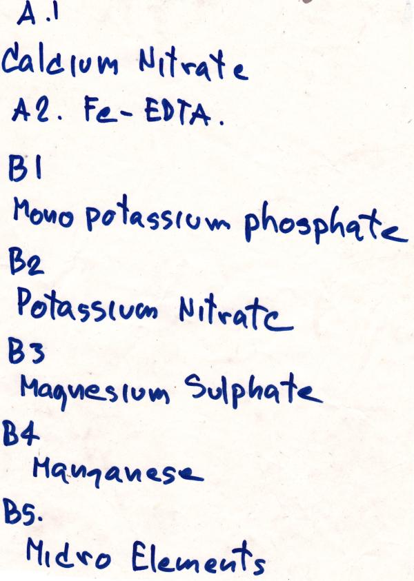 การผสม ปุ๋ย AB