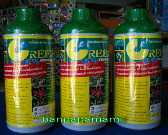 หัวเชื้อจุลินทรีย์ EM อีเอ็ม Green Magic | บ้านป่าป๊า & หม่ามี๊ - บางบัวทอง นนทบุรี