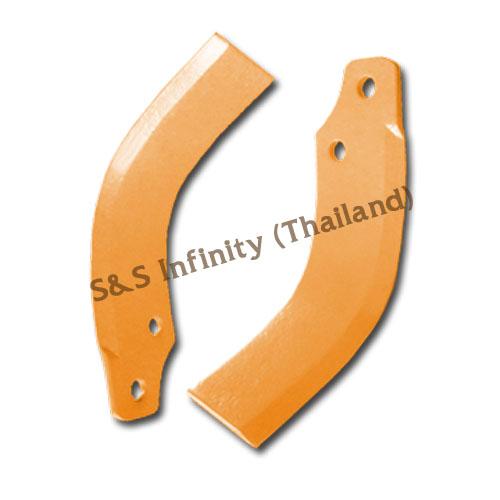 ใบมีดจอบหมุน ใบมีดตีดินโรตารี่ S&S สีส้ม | ssinfinity - สองพี่น้อง สุพรรณบุรี