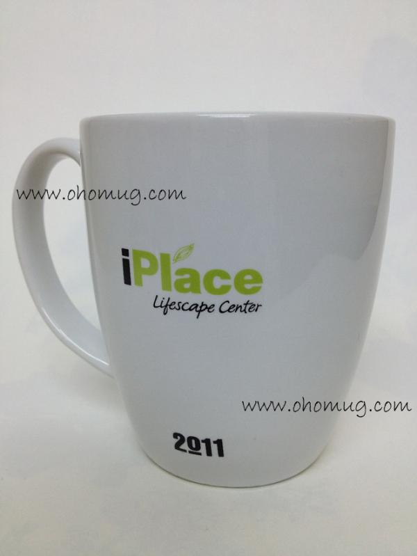 โรงงานแก้วเซรามิก แก้วมัคสกรีนลาย Iplace | OHOMUG - บางนา กรุงเทพมหานคร