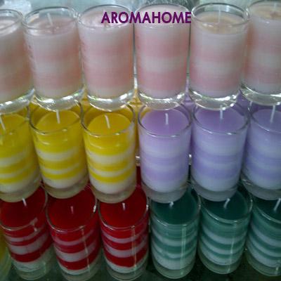 เทียนหอมในแก้วสลับสีขายส่ง | Pani Candle -  สมุทรปราการ