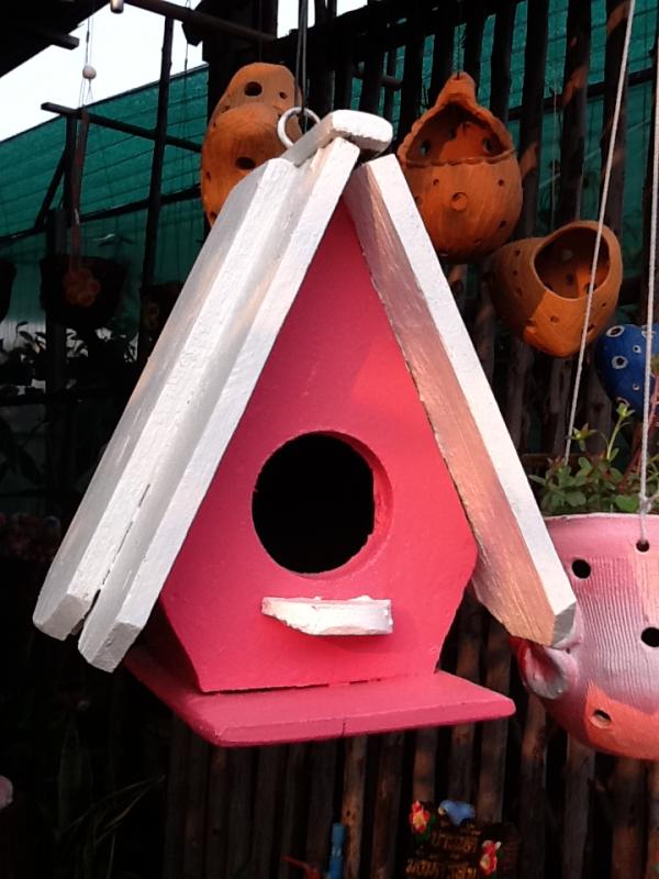 บ้านนกสีชมพู (เล็ก) | สวนพบพลอย - คลองสามวา กรุงเทพมหานคร