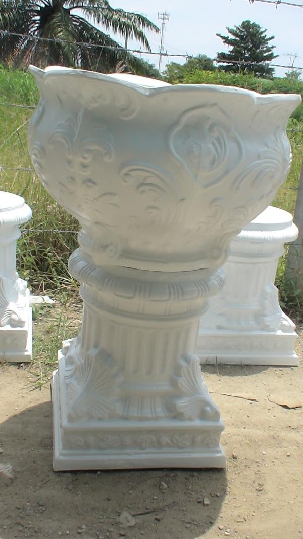 Ern-pottery กระถางปูนปั้น รุ่น Grand flower | CEMENT INDUSTRIAL - วัฒนา กรุงเทพมหานคร