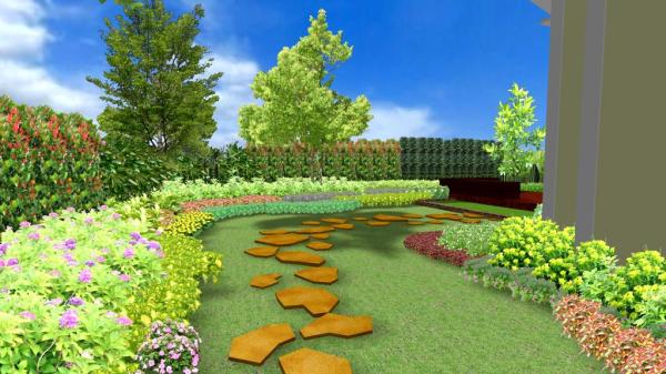รับเขียนแบบสวน  Autocad ,Sketup, 3D | Lovely Garden Design - ลาดกระบัง กรุงเทพมหานคร