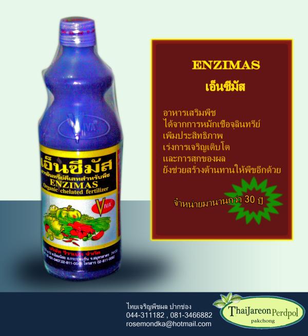 เอ็นซีมัส ( Enzimas ) | ร้านไทยเจริญพืชผล ปากช่อง - ปากช่อง นครราชสีมา