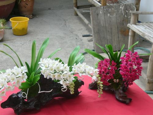 ดอกไม้ประดิษฐ์จากดินไทย(กล้วยไม้ไทย)