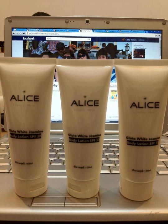 Alice : Gluta White Jasmine Body Lotion SPF 30