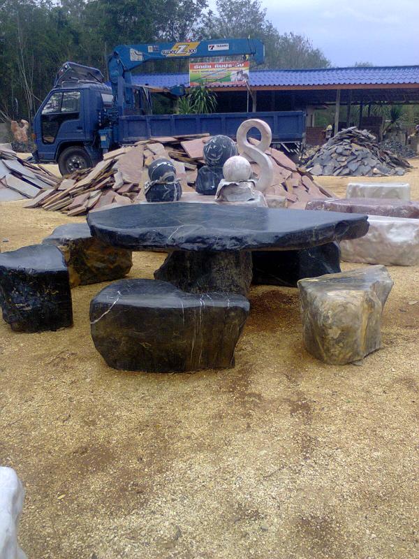 โต๊ะชุดหินตัด | ชัดชัย หินประดับ - เมืองกาญจนบุรี กาญจนบุรี
