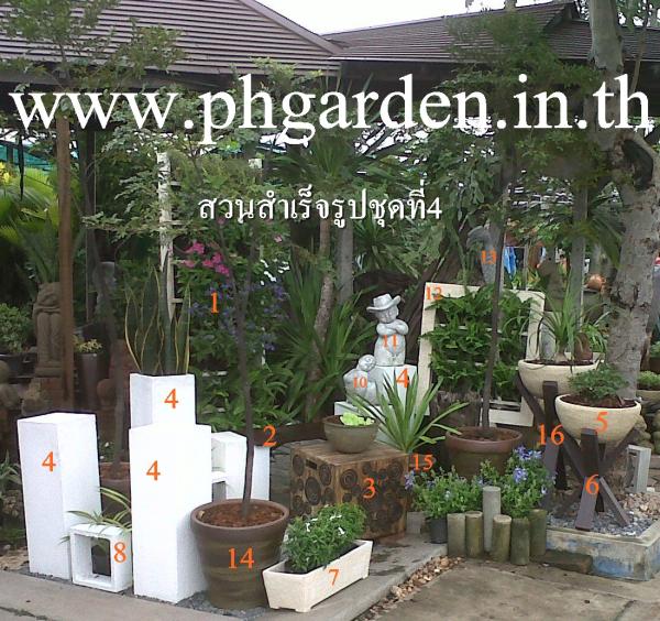สวนสำเร็จรูป ชุดที่4 | Pornchai Horticulture(สวนพรชัย) - บางใหญ่ นนทบุรี