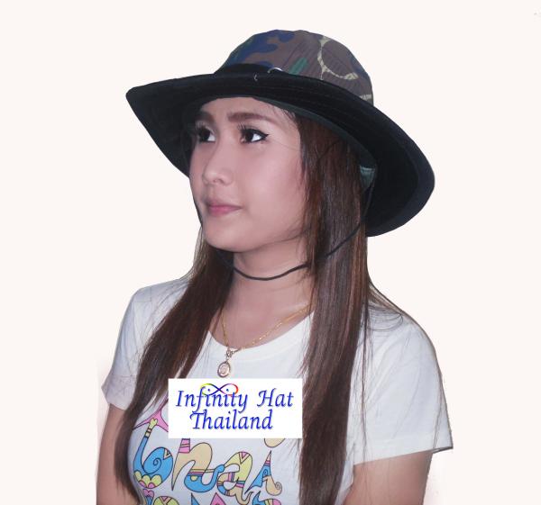 หมวกปีกลายพรางไม่มีผ้าคลุมหน้า หมวกลายทห | Infinity Hat Thailand - บางนา กรุงเทพมหานคร