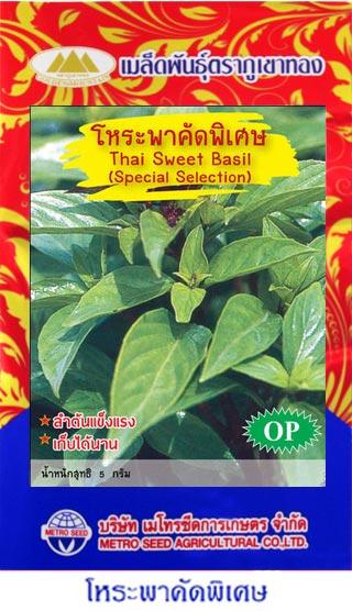 เมล็ดพันธุ์ โหระพา  | onlineseed - ภาษีเจริญ กรุงเทพมหานคร