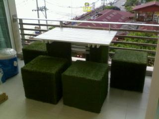ชุดโต๊ะสนามหญ้าเทียม | ปั้นสวน - เมืองนนทบุรี นนทบุรี