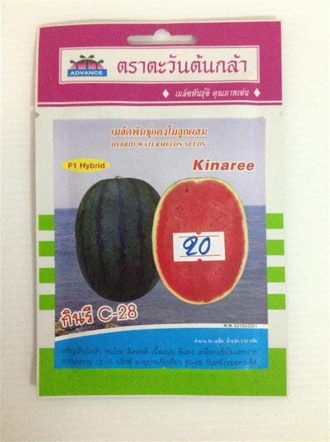 แตงโม F1 กินรี C-28 | ชัยดีเมล็คพันธุ์ผัก -  สระบุรี