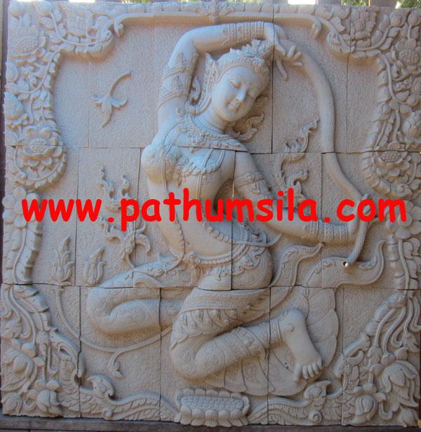 พระแม่ธรณีบีบมวยผม Earth Mother Goddess Sculp | PATHUMSILA GALLERY - คลองหลวง ปทุมธานี