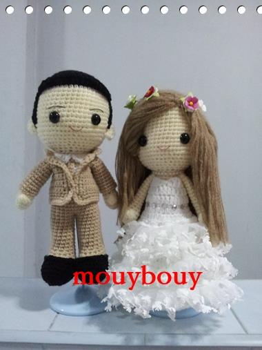ตุ๊กตาแต่งงาน 9 นิ้ว  | thaktorhandmade - พัฒนานิคม ลพบุรี