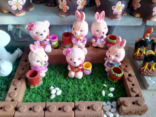 ตุ๊กตากระต่ายแต่งสวนน่ารัก | สวนน้ำสวย 2 ( สุราษฎร์ธานี ) - เมืองสุราษฎร์ธานี สุราษฎร์ธานี