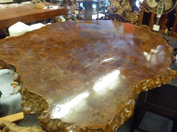 โต๊ะไม้ปุ่มขนาดใหญ่ 2.1 ม. | ร้าน Le-Platis Woods Class  - เมืองประจวบคีรีขันธ์ ประจวบคีรีขันธ์