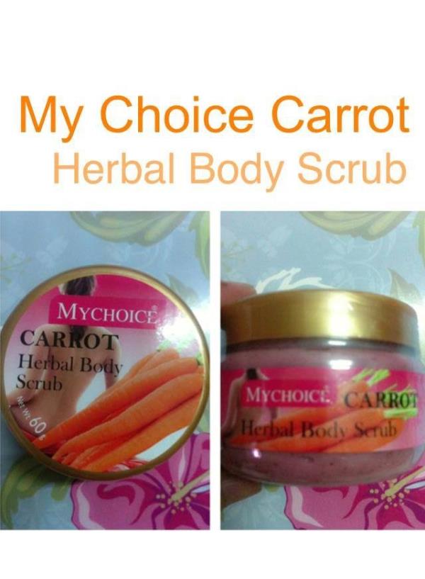 My Choice Carrot Herbal Body Scrub