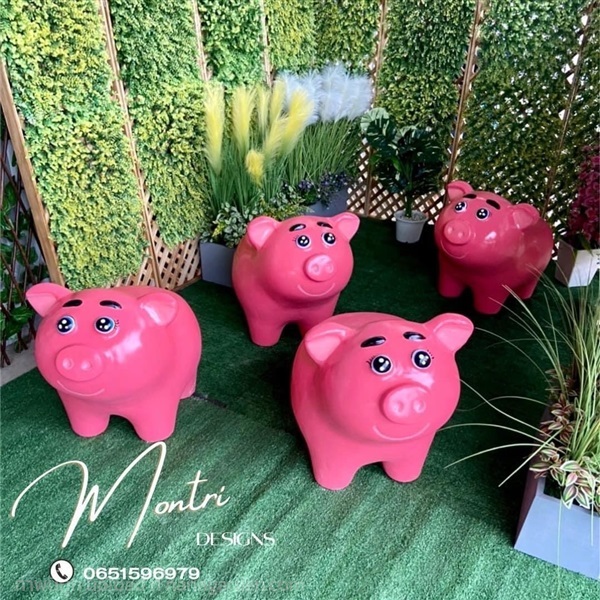 ตุ๊กตาแต่งสวนรูปหมู set 4 ตัว สุดคุ้ม | มนตรีศิลป์ - ลาดกระบัง กรุงเทพมหานคร