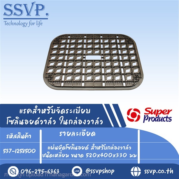 แผ่นยึดโซลินอยด์ สำหรับกล่องวาล์ว ชนิดเหลี่ยม | SSVPSHOP -  สมุทรสาคร