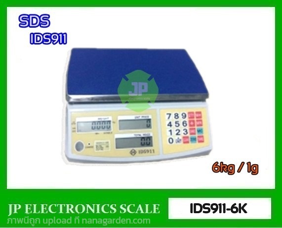 เครื่องชั่งคำนวณราคา6kg SDS รุ่น  IDS911  | jpelectronics - คลองหลวง ปทุมธานี