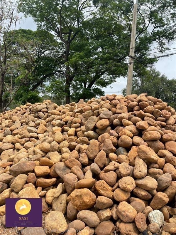 หินกรวดส้ม ราคาถูก | ศศิหินธรรมชาติ - เมืองกาญจนบุรี กาญจนบุรี