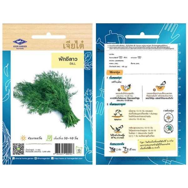 เมล็ดผักชีลาว  เจียไต๋ ซื้อ 10 แถม 1  | สวนตั้นแน้วพันธุ์ไม้ - วังสะพุง เลย