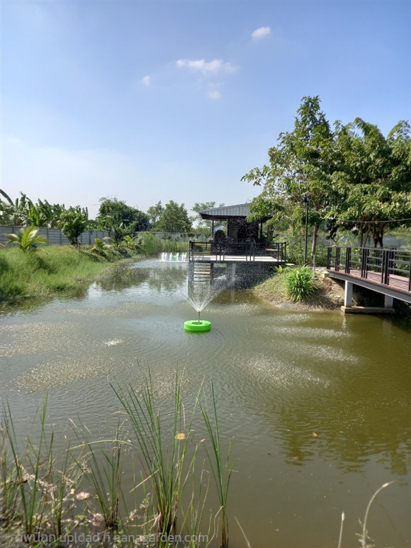 น้ำพุ พลังงานแสงอาทิตย์ | โรงระหัด น่ำเฮงล้ง หลักห้า - บ้านแพ้ว สมุทรสาคร