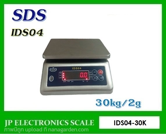 เครื่องชั่งน้ำหนักดิจิตอล30kg SDS รุ่น IDS04 | หจก.เอส.พี.เจ.อิเล็กทรอนิกส์ สเกล - บ้านไผ่ ขอนแก่น