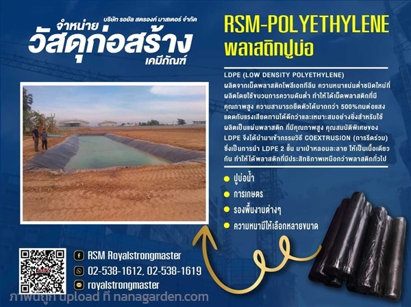 พลาสติกปูบ่อ | royalstrongmaster - ลาดพร้าว กรุงเทพมหานคร