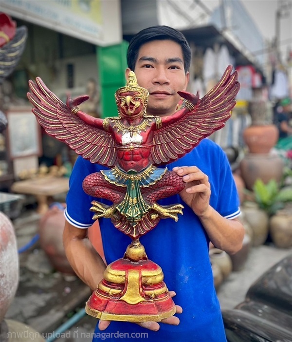 พญาครุฑตั้งโต๊ะห้องทำงาน | ร้านวังโบราณ - บางบัวทอง นนทบุรี
