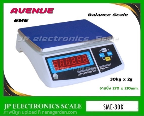 เครื่องชั่งดิจิตอล30kg ยี่ห้อ ZEPPER รุ่น SME-30K | หจก.เอส.พี.เจ.อิเล็กทรอนิกส์ สเกล - บ้านไผ่ ขอนแก่น