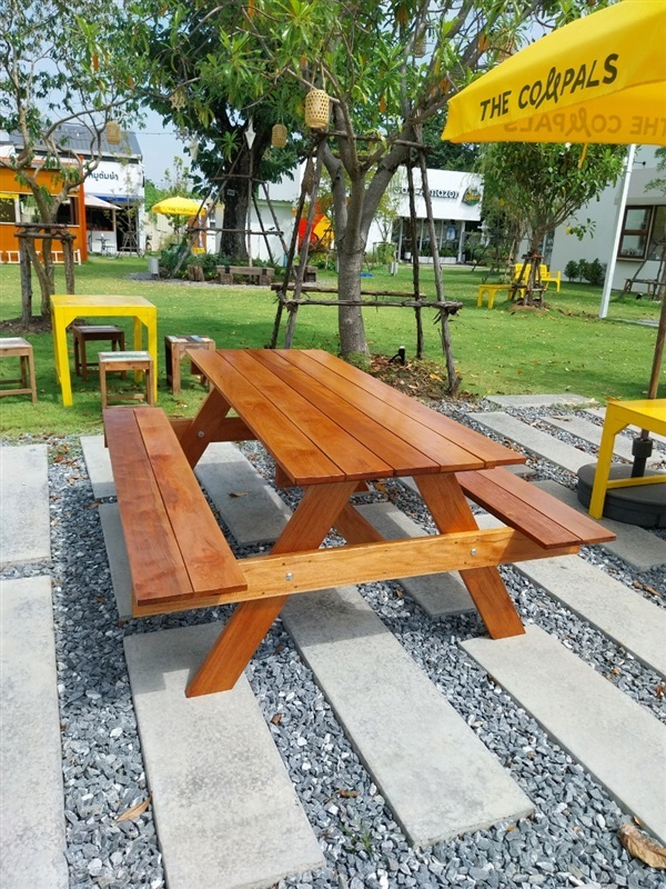 โต๊ะร้านอาหาร ขนาดยาว 150 ซม. | ร้านคนทำไม้ - บางกรวย นนทบุรี