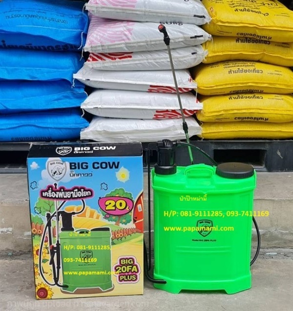 ถังพ่นยา/ พ่นปุ๋ย แบบโยกข้าง 20 ลิตร ยี่ห้อ BIG CO | บ้านป่าป๊า & หม่ามี๊ - บางบัวทอง นนทบุรี