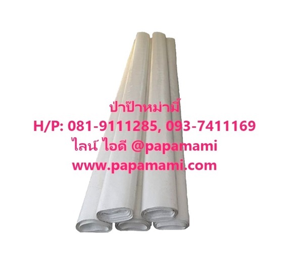 ผ้าฟาง สีขาวล้วน หน้ากว้าง 72 นิ้วx30หลา  | บ้านป่าป๊า & หม่ามี๊ - บางบัวทอง นนทบุรี