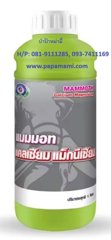 แมมมอท แม็กนีเซียม 1ลิตร   | บ้านป่าป๊า & หม่ามี๊ - บางบัวทอง นนทบุรี