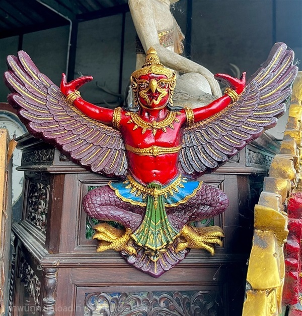 พญาครุฑ ครุฑแขวนผนัง ขนาดกว้าง50cm ครุฑสำนักงาน | ร้านวังโบราณ - บางบัวทอง นนทบุรี