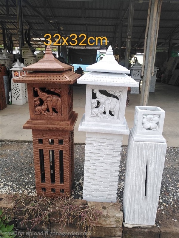 โคมไฟแต่งหัวเสา | ด่านเกวียนเดคคอร์ - โชคชัย นครราชสีมา