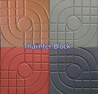 บล็อกตัวหนอน แผ่นทางเท้า thaiinter block