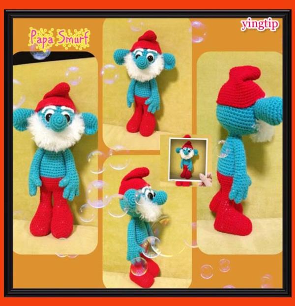 ตุ๊กตาไหมพรม Papa Smurf | yingtip - เมืองขอนแก่น ขอนแก่น