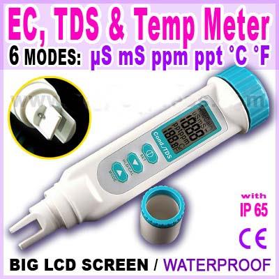 เครื่องวัด EC/TDS/อุณหภูมิ ใช้ปลูกผักไฮโดรโปนิกส์ ผักไร้ดิน