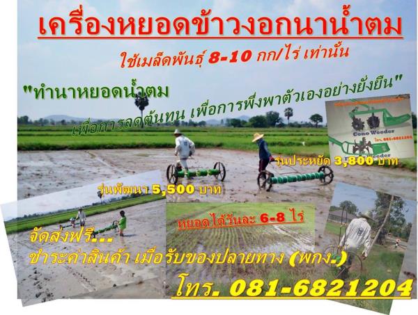 เครื่องหยอดข้าว  | สวนสราดา - เมืองกาญจนบุรี กาญจนบุรี