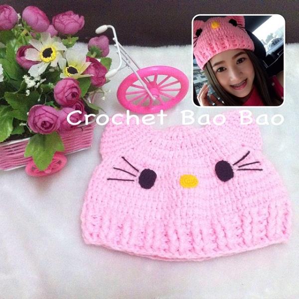 หมวกไหมพรม | Crochet Bao Bao - ท่าม่วง กาญจนบุรี